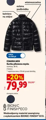 Kurtka pikowana męska promocja w Lidl