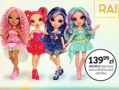 Lalka RAINBOW HIGH promocja w Empik