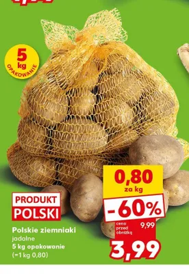 Polskie ziemniaki jadalne promocja w Kaufland