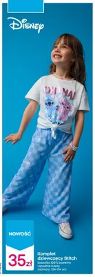 Komplet dziewczęcy Stitch Disney promocja w Pepco
