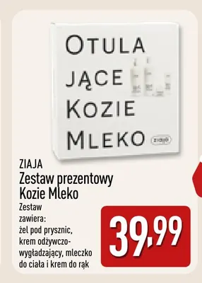 Zestaw prezentowy Kozie Mleko Ziaja promocja w Aldi