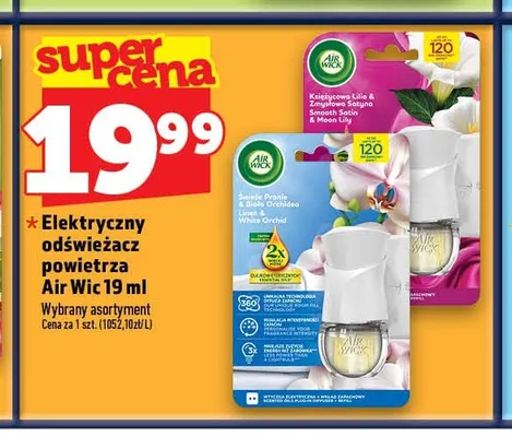Elektryczny odświeżacz powietrza Air Wick promocja w TOPAZ