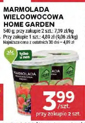 Marmolada wieloowocowa Home Garden promocja w Stokrotka