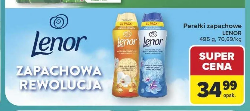 Perełki zapachowe Lenor Gold Orchid promocja w Carrefour