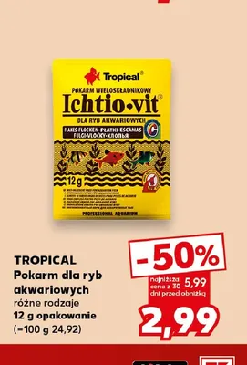 Pokarm dla ryb akwariowych Tropical promocja w Kaufland