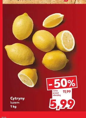 Cytryny promocja w Kaufland