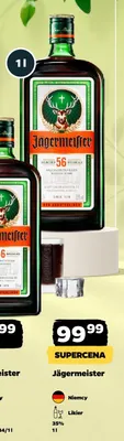 Likier Jägermeister 35% promocja w Netto