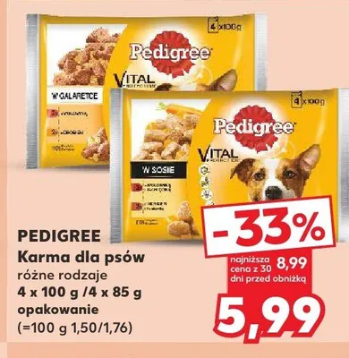 Karma dla psów Pedigree promocja w Kaufland