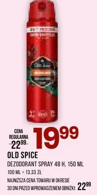 Dezodorant spray 48h Old Spice 150ml promocja w Drogerie Natura