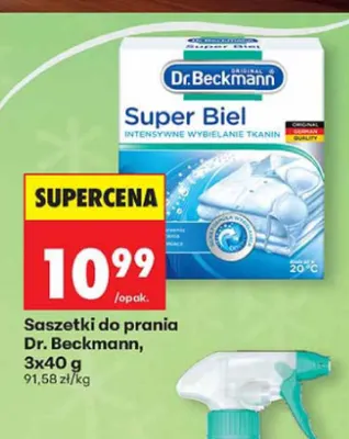 Saszetki do prania Dr. Beckmann promocja w Biedronka