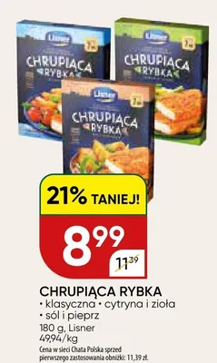 Chrupiąca rybka promocja w Chata Polska