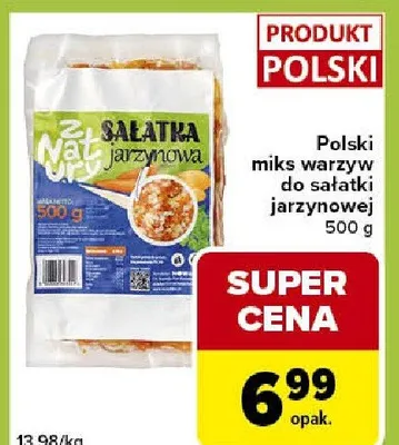 Miks warzyw do sałatki jarzynowej promocja w Carrefour Express