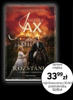 Książka Rozstanie Joanna Jax oprawa miękka promocja w Empik