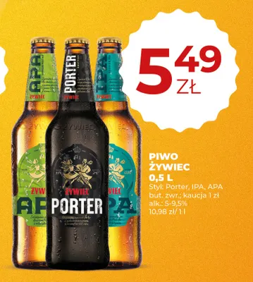 Piwo Żywiec Porter promocja w Duży Ben
