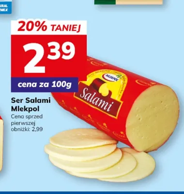 Ser Salami Mlekpol promocja w Hitpol