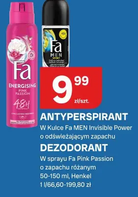 Dezodorant Fa Pink Passion w sprayu o zapachu różanym promocja w Chorten