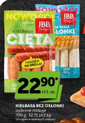 Kiełbasa biała bez osłonki JBB Bałdyga promocja w ABC