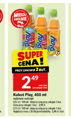 Napój Kubuś Play promocja w Twój Market