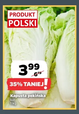 Kapusta pekińska promocja w Netto
