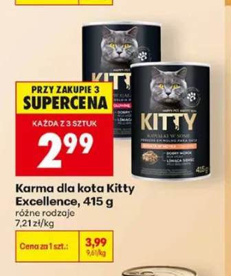 Karma dla kota Kitty Excellence promocja w Biedronka