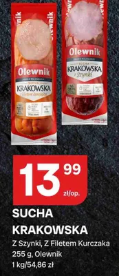 Sucha Krakowska z Szynki Olewnik promocja w Chorten
