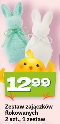 Zestaw zajączków flokowanych promocja w Twój Market