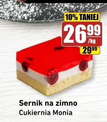 Sernik na zimno Cukiernia Monia promocja w API Market