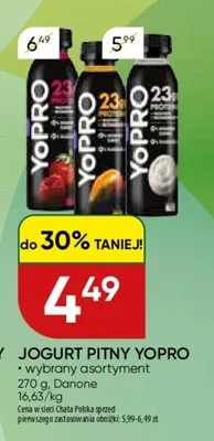 Jogurt pitny yopro *wybrany asortyment promocja w Chata Polska
