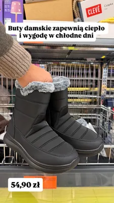 Buty zimowe damskie promocja w Biedronka