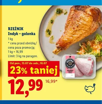 Indyk - golonka Rzeźnik promocja w Lidl