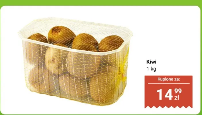 Kiwi 1 kg promocja w Dino