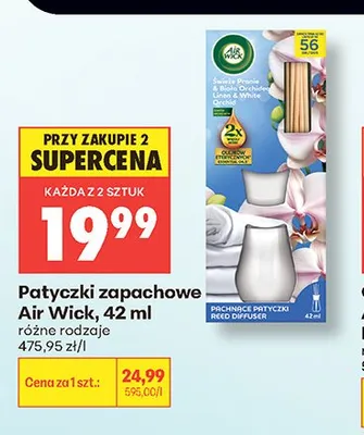 Patyczki zapachowe Air Wick promocja w Biedronka