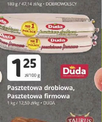Pasztetowa drobiowa Duda promocja w Marketvita