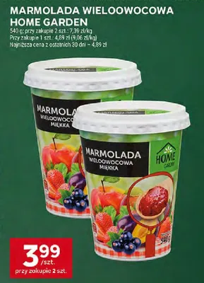 Marmolada wieloowocowa Home Garden 540g promocja w Stokrotka