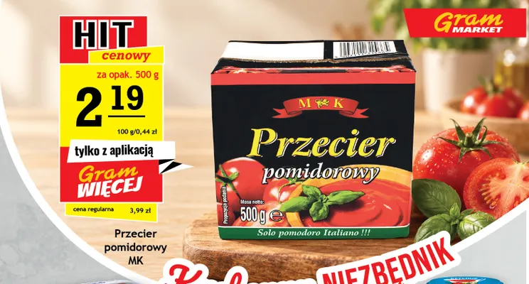 Przecier pomidorowy MK promocja w Gram Market