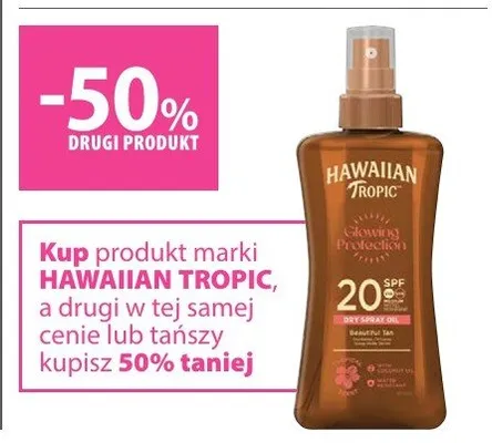 Olejek ochronny do opalania SPF 20 promocja w Hebe