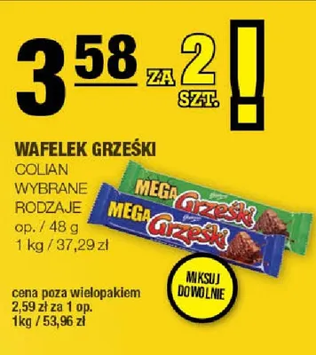 Wafelek Grześki promocja w SPAR