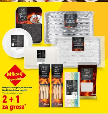 Kubeczki jednorazowe Grill & Fun 10-pak promocja w Lidl
