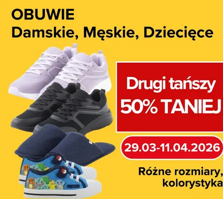 Obuwie damskie, męskie, dziecięce promocja w Supeco
