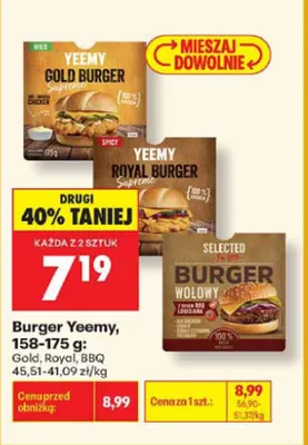 Burger Yeemy BBQ promocja w Biedronka