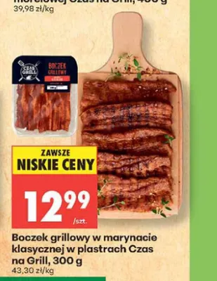 Boczek grillowy w marynacie klasycznej w plastrach Czas na Grill promocja w Biedronka