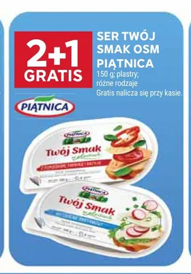 Ser w plastrach Twój Smak Piątnica promocja w Stokrotka