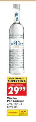 Wódka Pan Tadeusz promocja w Biedronka