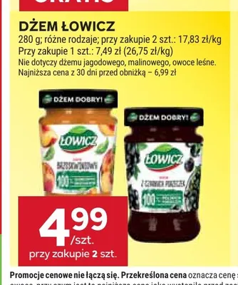 Dżem Łowicz promocja w Stokrotka