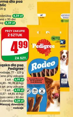Przekąska dla psa Rodeo promocja w Dino