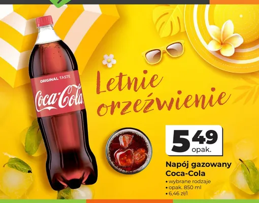 Napój gazowany Coca-Cola promocja w Odido