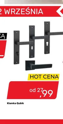 Klamka Qubik promocja w Bricomarche