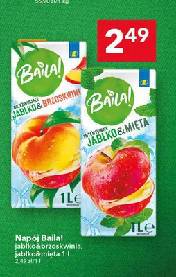 Napój Baila! jabłko & mięta promocja w LEWIATAN