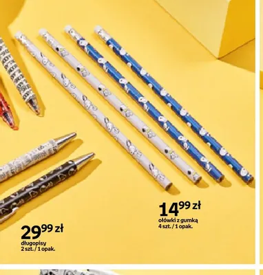 Ołówki z gumką Snoopy 4-pak promocja w Empik