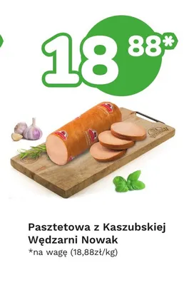 Pasztetowa z Kaszubskiej Wędzarni Nowak promocja w Limonka